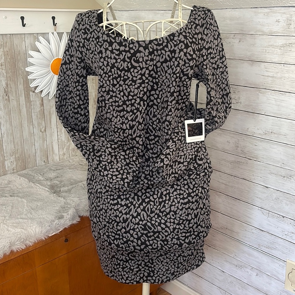 Jessica Simpson Animal Print Maternity Dress, Women’s Size Medium
